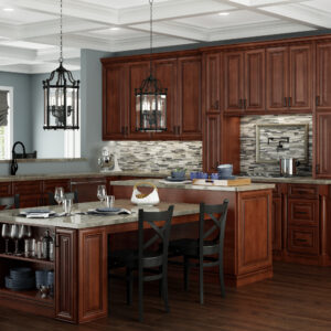 CS-B24 Raised Panel Saddle Base Cabinets
