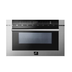 Forno Capoliveri 24-Inch Microwave Drawer, Stainless Steel, 1.2 cu.ft