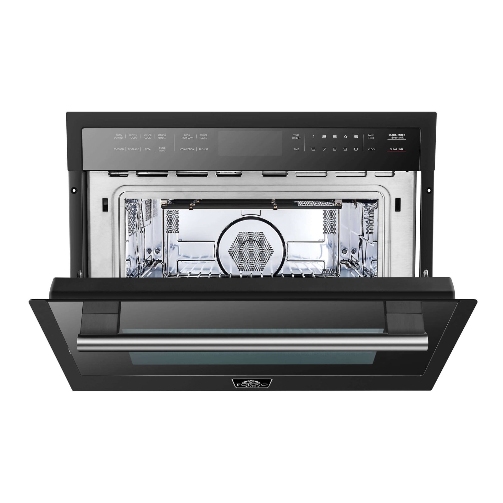 FMWDR3093-24BLK-oliena-built-in-wall-microwave-door-ajar.jpg