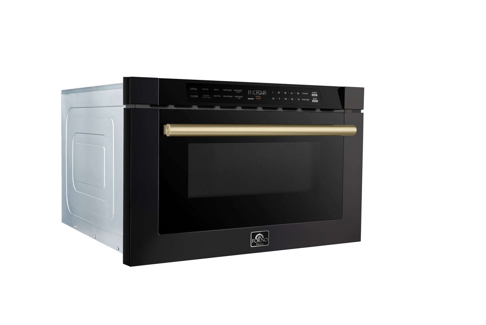 Microwave_FMWDR3000-24BLK_2024-08_Angled_Left_Antique_Brass_V1.jpg