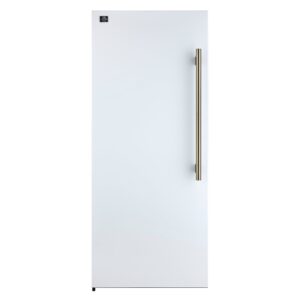 Forno Maderno 2-28-Inch Wide Convertible Refrigerator/Freezer in White, Decorative Trim, 27.2 cu.ft