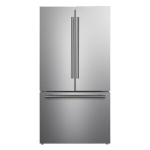 Forno Rivello 36 Inch French Door Refrigerator in Stainless Steel, Internal Water Dispenser