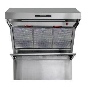 Forno Savona 36-Inch Wall Mount Range Hood, Hybrid Filters, Backsplash Included