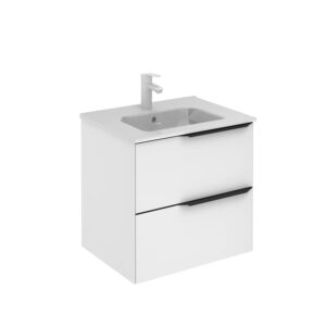 Royo Unit 24" Mio 2dr Matt White / Black Handle