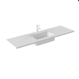 Royo Sky 56" Gel Coat Washbasin - 1 Bowl Center