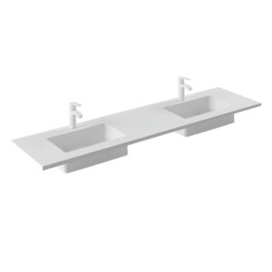 Royo Sky 72" Gel Coat Washbasin - 2 Bowls